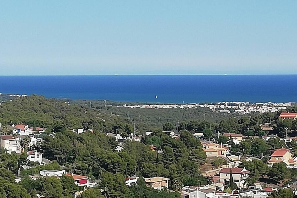 커닛 Mas Del Vent- Barbacoa, Jardin, Piscina Privada Y Vistas A Mar 빌라 외부 사진